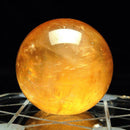 Natural Labradorite Rose Quartz Crystal Ball Healing Citrine Stone Home Dec