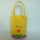 Cute Yellow Chick Chicken Fabric Tote Bag Easter Gift Bag Egg Baskets