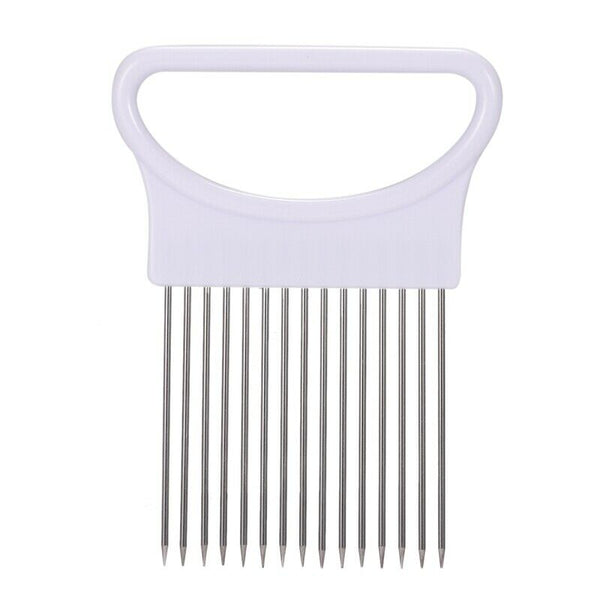 1 x Onion Tomato Vegetable Cutter Cutting Aid Guide Holder Cutting Cutter G