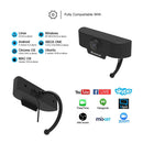 Computer HD 1080P Webcam USB 2.0 Video Webcam Camera Built-in Microphone