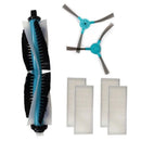 Robot Vacuum Cleaner Filter Main Brush Side Brushes Mop for Conga 1390 1290 O5T6