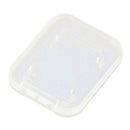 10x Transparent Standard SD SDHC Memory Card Case Holder Box Plastic Tack Supply
