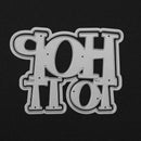 2pcs Slogan Hop To It Cutting Dies Stencil Scrapbook Embossing Craft Cards A