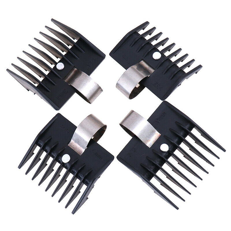 4x/Set Universal Hook Limit Comb Trimmer Clipper Attachment Guide Comb Barber FT