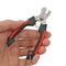 Stainless Steel Pet Nail Clipper Dog Cat Beauty Scissors Nail File (Red S)
