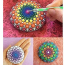 26pcs/Set Mandala Dotting Tools Rock Painting Kits Dot Art Pen Paint StenclyJ Ew