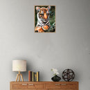 Tiger Round Drill 5D Diamond Embroidery Painting Cross Stitch Kit for Adults