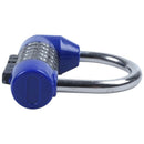 5 Letter Code Combination Suitcase password lock Blue N9O1