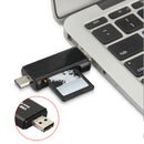 USB-C Type C /USB /Micro USB/ OTG TF SD MMC Card Reader for Macbook/Phone