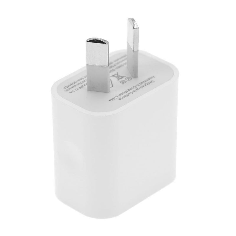 Portable 5V 2A Double Ports AU Plug USB Power Adapter Travel Charger