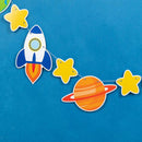 Paper Planet Banner Kid Birthday Party Baby Shower Summer Party Decoration