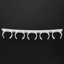 4x Plastic Spice Clips Gripper Bottles Jar Rack Holder Storage Wall Cabinet Door