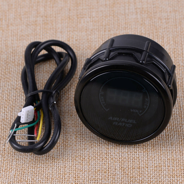 2" 52MM Digital Analog 20 LED Narrowband Air Fuel Ratio Monitor Racing Gauge New