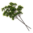 2 Piece Artificial Real Touch Pine Leaves Plant Foliage Garden Decor Green