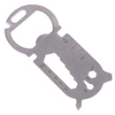 11 In 1 Multi-Function EDC Tool Card Creative Bottle Opener KeychainJR
