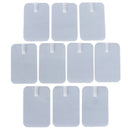 10Pcs 6*9cm Reusable Tens Machine Electrode Pads Body Massager Selfadhesive OZ