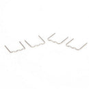 100Pcs Car Staples 0.8mm Pre-Cut Standard S Shape For Plastic Welder Tool