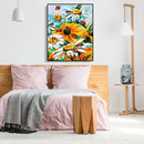 Painting By Numbers Kit DIY Insect Sunflower Canvas Oil Art Picture Craft