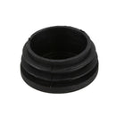 10 Pcs Plastic Blanking End Caps 38mm Round Tube Insert Plug Black X2N1