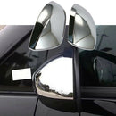 2Pcs Car Rearview Mirror Cover Abs Chrome Side Mirror Cover for Mercedes-Be