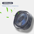 USB Mini Desk Fan 3 Speed Rechargeable Quiet Home Office Portable Table Fan