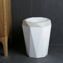 Flap Type Trash Can Bin Living Room Kitchen Garbage Home Bathroom Accessori