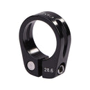 1pc MTB Cycling Seat Tube Clip Bike Release Seatpost Clamp (28.6mm Black) A
