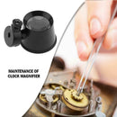 10X Maintenance Clock Jewelry Magnifier Lens Magnifying Glass with LED Lamp