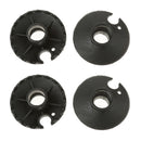 4pcs Removable Rubber Trekking Pole Snow Mud Basket for Hiking Poles, Walking