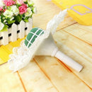 DIY Foam Bouquet Handle Bridal Wedding Flower Holder Decoration With Lace SP