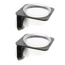 4Pcs Gecko Feeder Ledge Reptile Feeder Plastic Bowls for Reptiles Food and Water