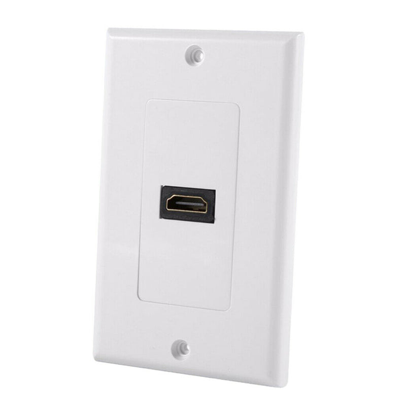 2pcs HDMI Distribution & Organization Wall Plates, Single Gang HDMI 4K