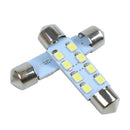 10 x 41 mm 8 - SMD 1210 Torpedo white LED dome light bulb 211 - 2 212 - 2