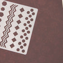 Reusable Polyline Stencil Airbrush Art DIY Home Decor Scrapbook Album Crafts  %x