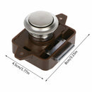 Camper Car Push Lock RV Caravan Boat Motor Home Cabinet Drawer Latch Button Lock