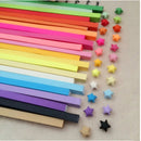 80pcs NewFunny Origami Lucky Star Paper Strips Folding Paper Ribbons Colors Gift