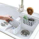 Kitchen Sink Faucet Caddy Bath Hanging Organizer Sink Draining Soap Sponge