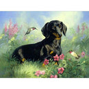 5D DIY Diamond Painting Dog Cross Stitch Embroidery Mosaic Kit Home Decor