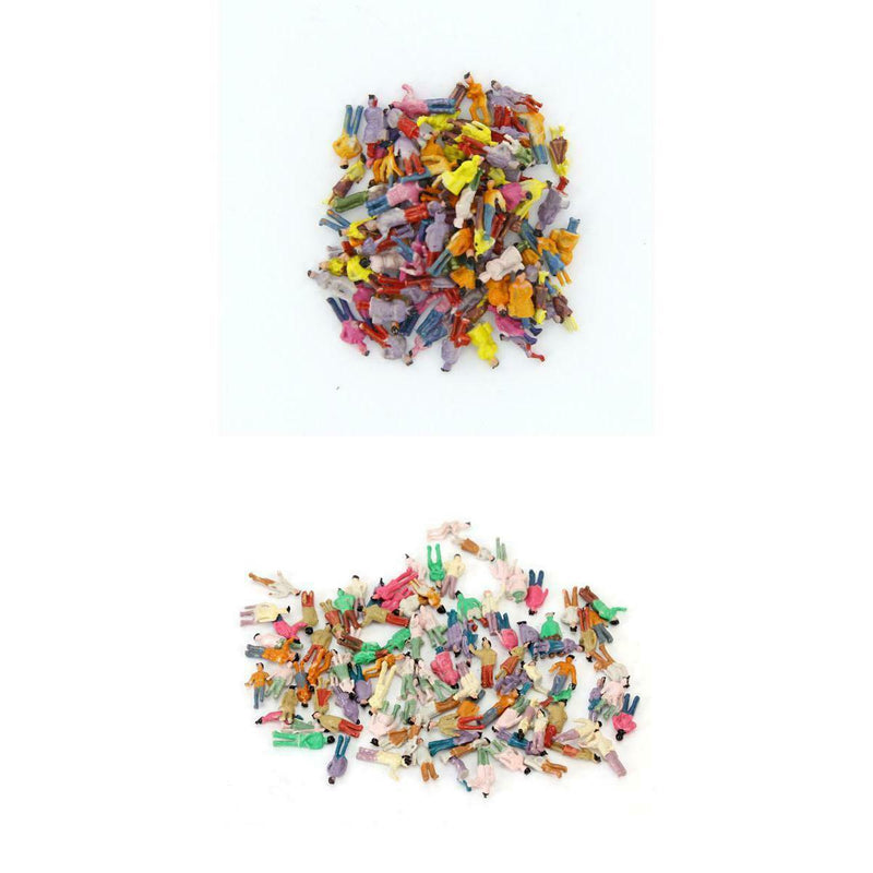100pcs Train Passenger People Figures Scale 1:150+100pcs Train People Figures
