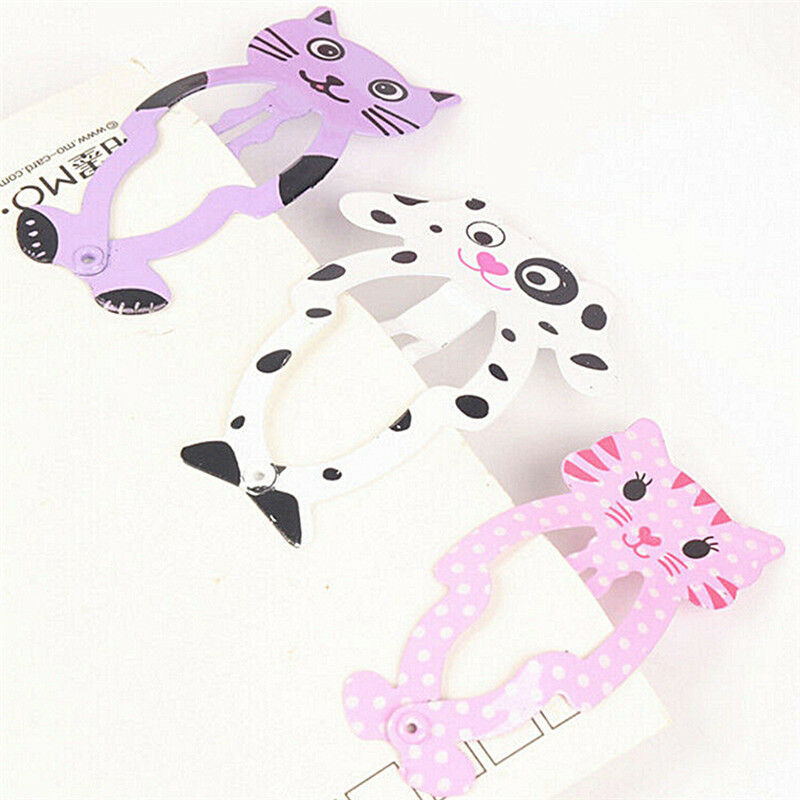 6pcs Fashion Girl Animal Hairpin Headwear Kid's Hairclips Hair Accessories B Kw