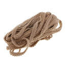 10m Natural Jute Burlap Braided Hessian Ribbon Embellishment for XMAS 12mm