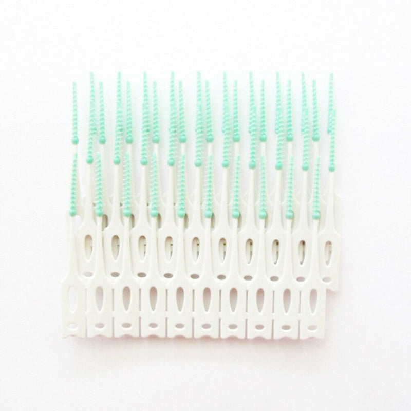 40Pcs Interdental brush dental floss teeth oral clean toothpick teeth whitenin3c
