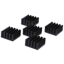 5pcs Computer Cooler Radiator Aluminum Heat sink for Electronic Chip 25*25*1 Gn