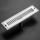 Stainless Steel Floor Drain bathroom Shower Floor Long Square Shower Large