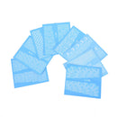 48 Sheets Flowers Lace Nail Art Water Transfer Decals Stickers White Decor  OZ