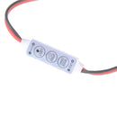 12-24V Mini 3 Keys Single Color LED Controller Brightness Dimmer For 3528 5BIEES
