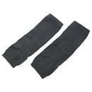 Dark Gray HalfÂ finger Elastic Winter Thick Arm Warmers Gloves for Ladies