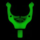 2 PCS Luminous Carp Fishing Rod Rest Gripper for Rod Pod Holder with Magic MV6A9