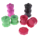 48mm Airtight Container HolderAcrylic Storage Bottle Separable Pill Box CaseSA3C