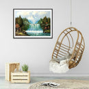 5D DIY Full Drill Diamond Painting Landscape Cross Stitch Craft Kit (W1665)